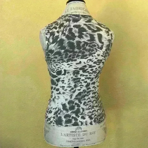 All Saints “Paw Imogen Tank” Animal Print Size Small New Without Tags! - Picture 5 of 7